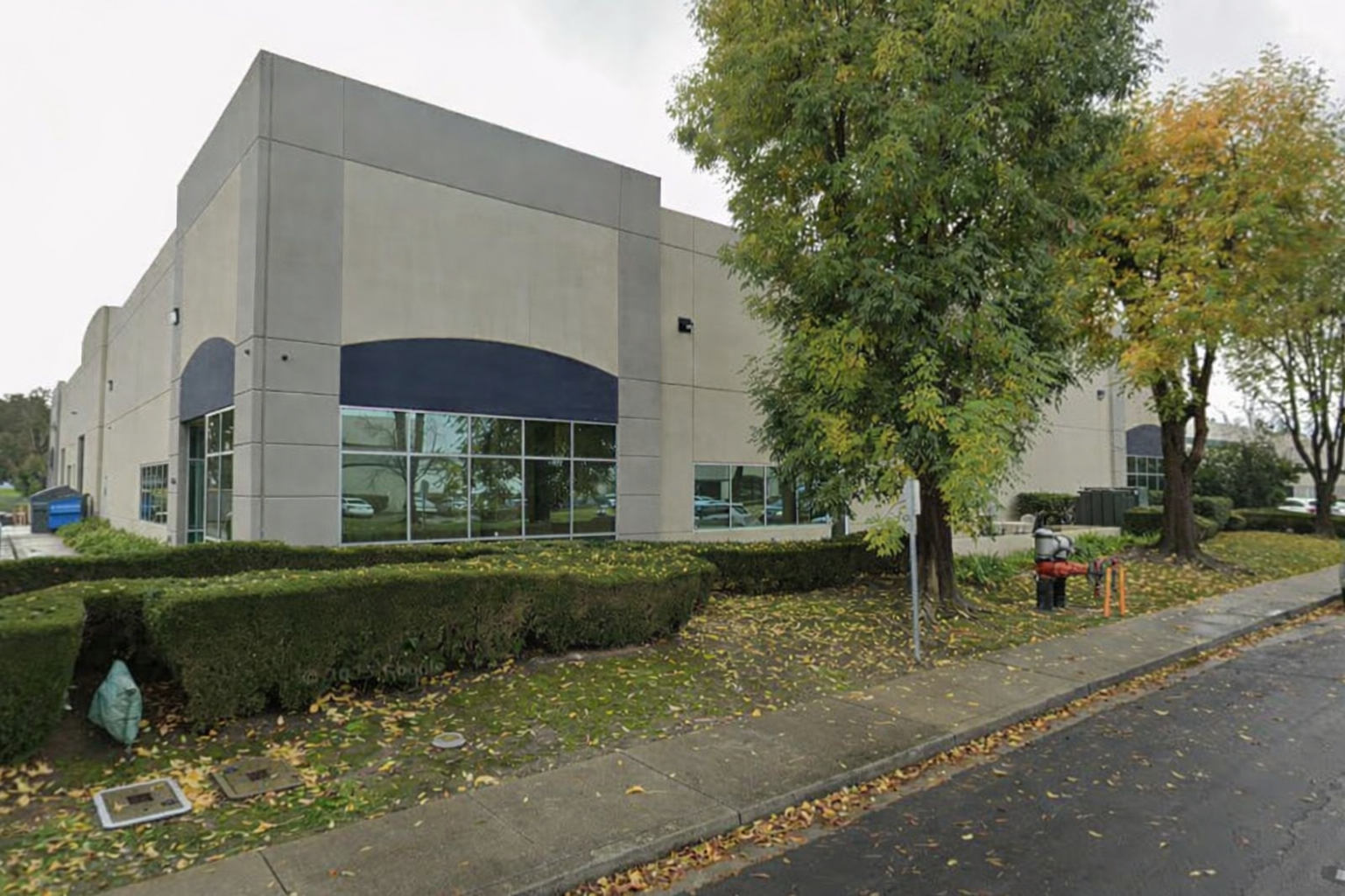 Nexchem Systems 22,000 sqft manufacturing space building exterior.