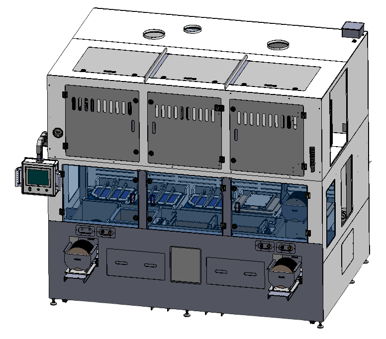 A technical drawing of a Nexus Semi-Automated System.